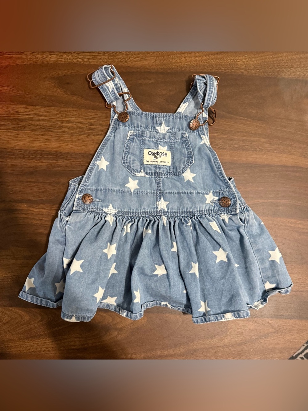 Baby girl Oshkosh overalls dress